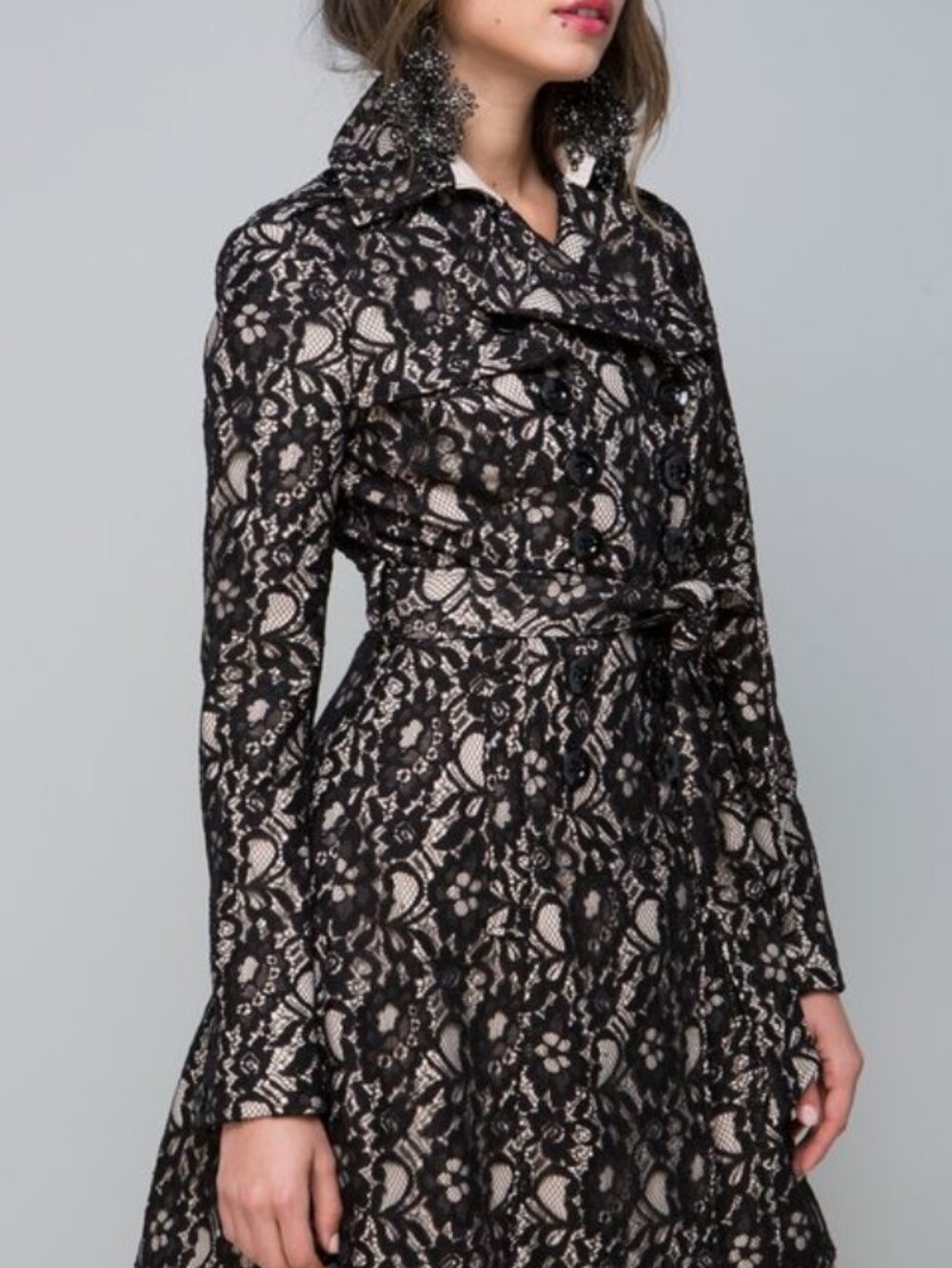 Bebe Corset Lace Coat/Dress
